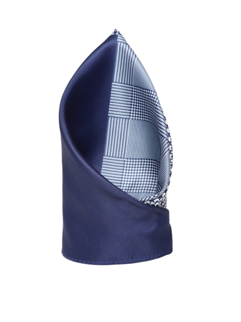 

Peter England Men Navy Blue & White Printed Pocket Square