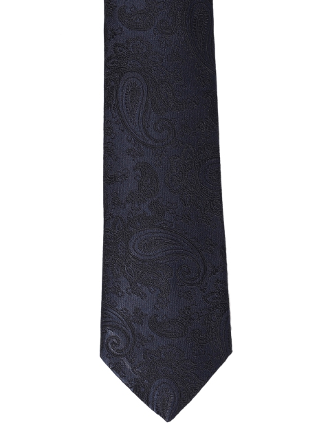 

Peter England Navy Blue Printed Broad Tie
