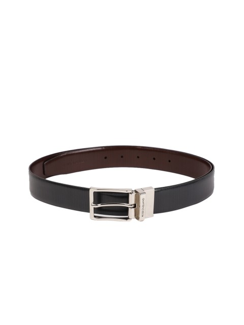 

Peter England Men Black & Brown Solid Reversible Leather Belt