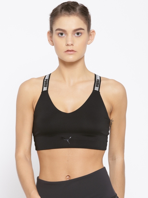 

Puma Black Soft Crop Sports Bra