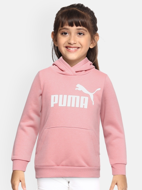 

Puma Girls Pink Printed Hooded Sweatshirt