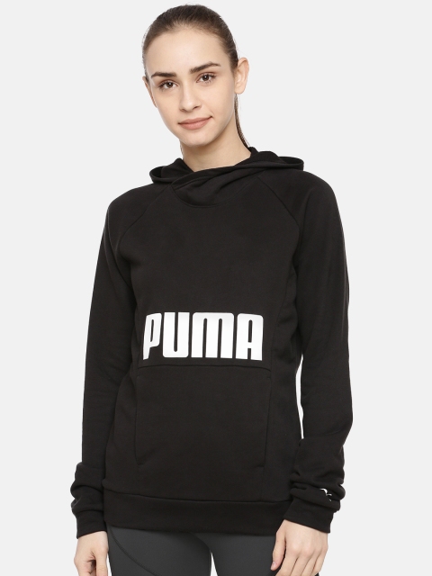 

Puma Women Black Printed Fav Hoodie Sweatshirt