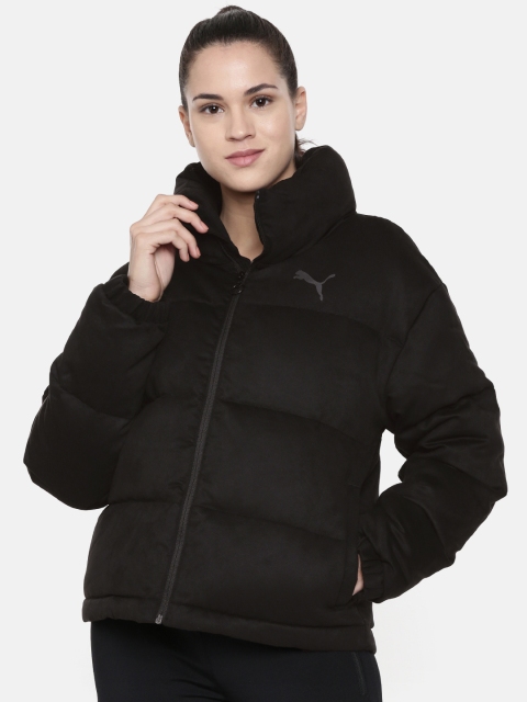 

Puma Women Black Solid 480 Style Down Puffer Jacket