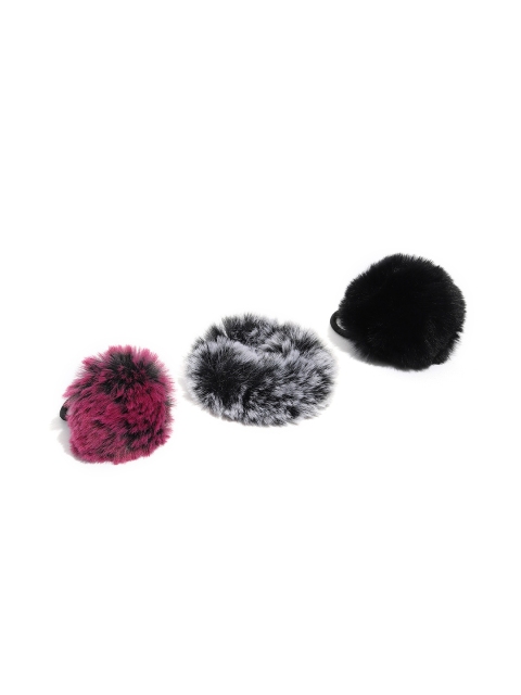 

Ayesha Women Set of 3 Ponytail Holders, Multi