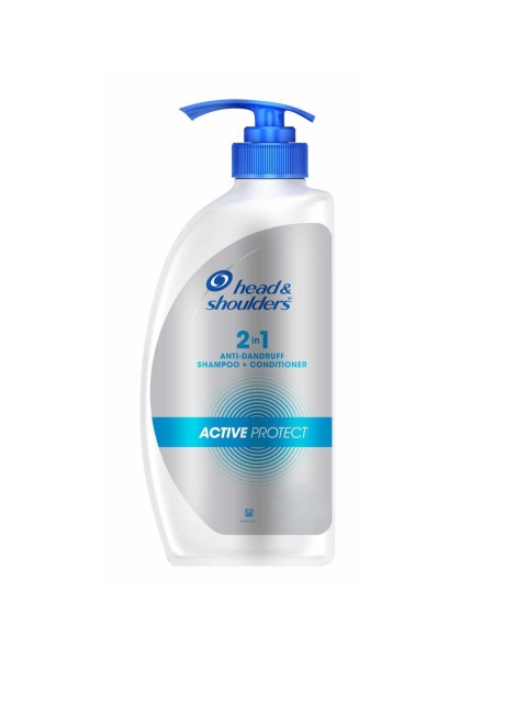 

Head & Shoulders Unisex 2 in 1 Active Protect Anti-Dandruff Shampoo + Conditioner 650 ml, White