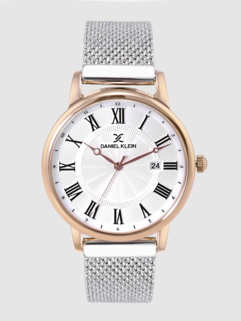 

Daniel Klein Men White Textured Analogue Watch DK12168-3