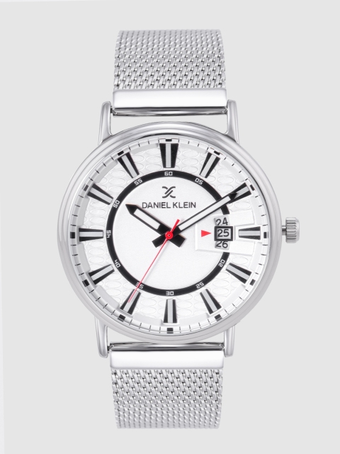 

Daniel Klein Men Silver-Toned Analogue Watch DK12244-1