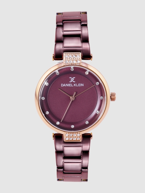 

Daniel Klein Women Burgundy Analogue Watch DK12198-7