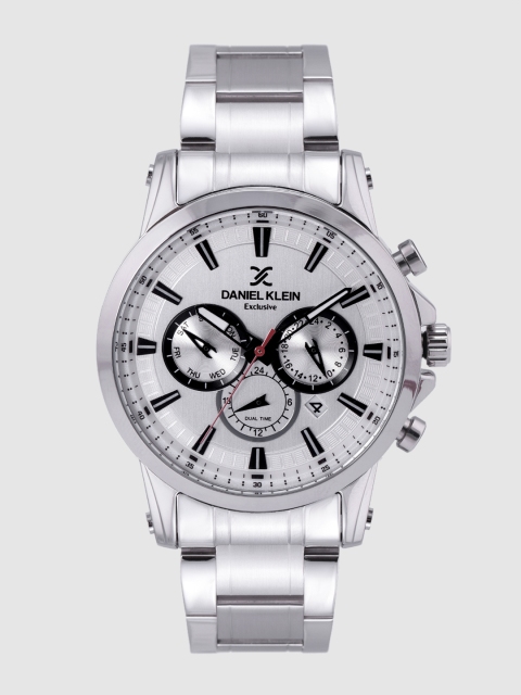 

Daniel Klein Exclusive Men Silver-Toned Analogue Watch DK12224-1