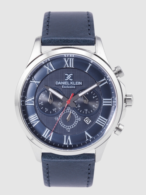 

Daniel Klein Exclusive Men Navy Blue Chronograph Watch DK12220-2