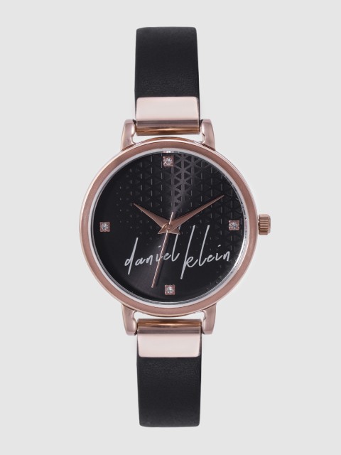 

Daniel Klein Trendy Women Black Analogue Watch DK12181-7