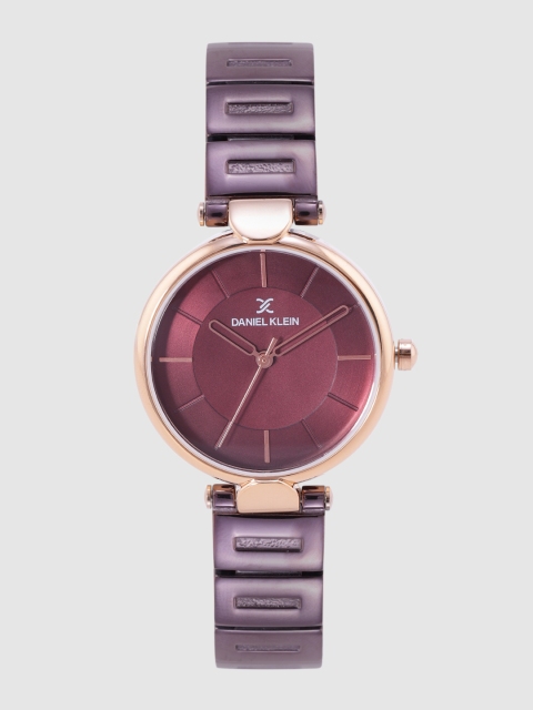 

Daniel Klein Women Burgundy Analogue Watch DK12190-5