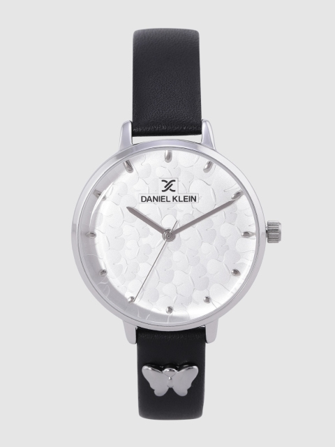

Daniel Klein Women Silver-Toned Textured Analogue Watch DK12184-1