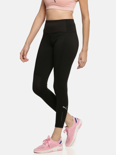 

Puma Women Black Solid EVOSTRIPE DryCell Tights