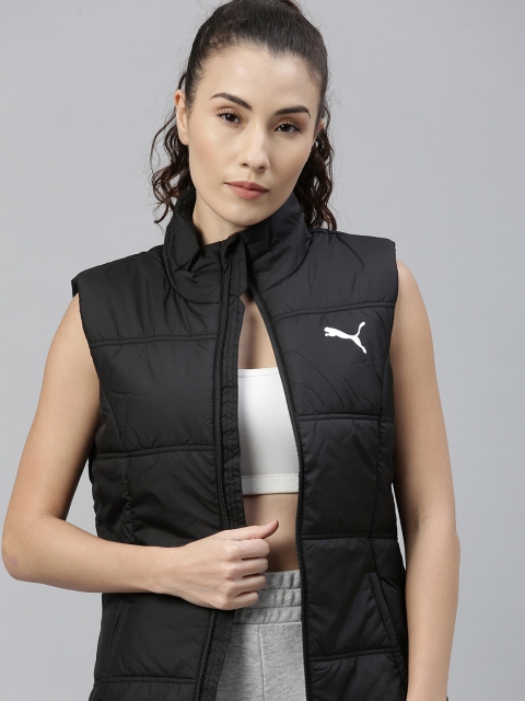 

Puma Women Black Solid WarmCell Essentials Padded Jacket