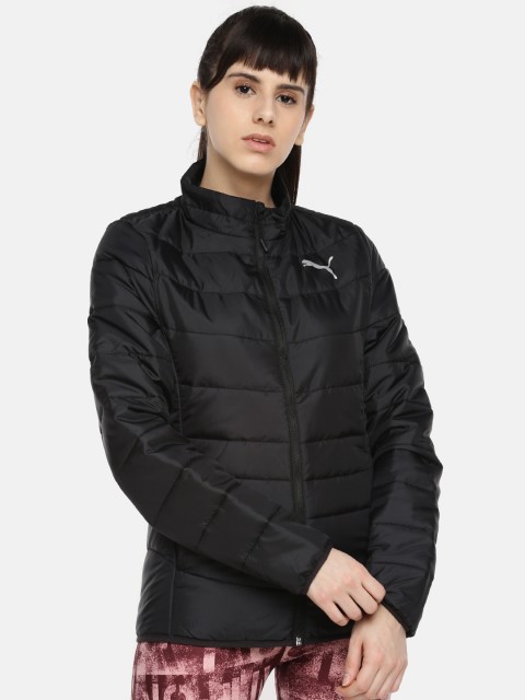 

Puma Women Black Solid Ultralight Warmcell Padded Jacket