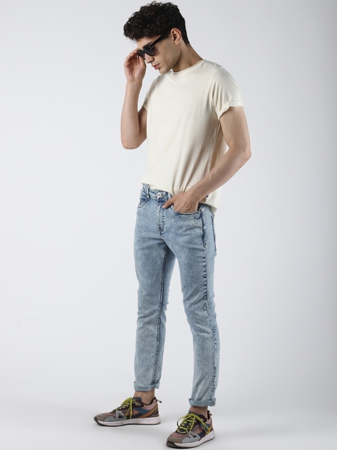 

Blue Saint Men Blue Slim Fit Mid-Rise Clean Look Jeans