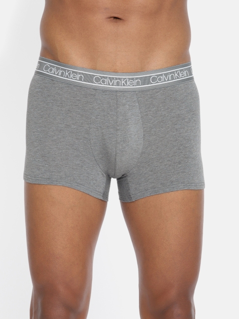 

Calvin Klein Underwear Men Grey Solid Trunks NB18835WY-5WY