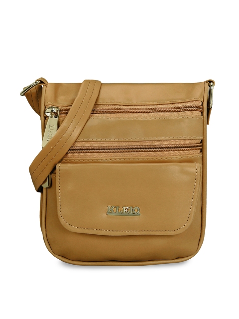 

KLEIO Brown Solid Sling Bag