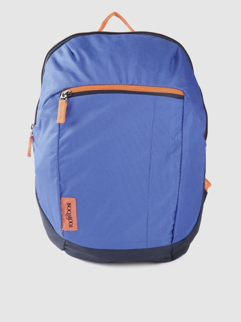 Footloose Unisex Blue Solid Backpack