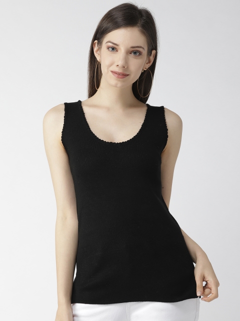 

Fort Collins Women Black Solid Winter Top