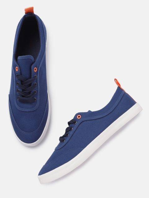 

Roadster Men Blue Solid Sneakers