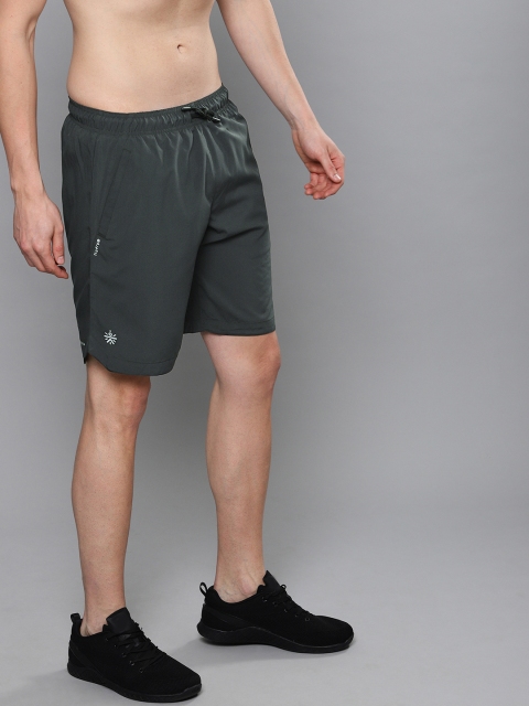 

Cultsport Men Charcoal Grey Solid Regular Fit Sports Shorts