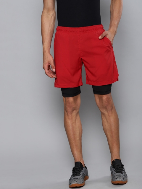 

Cultsport Men Red Solid Fly Dry Regular Fit Sports Running Shorts