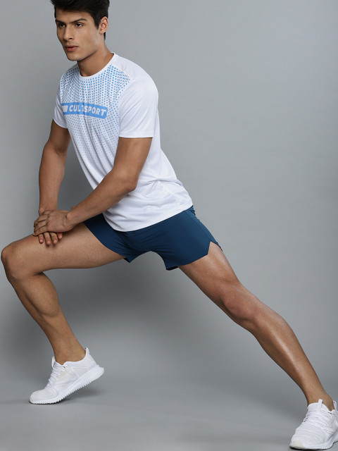 

Cultsport Men White Printed Round Neck T-shirt