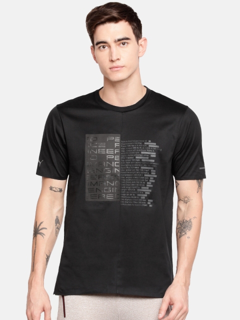 

PUMA Motorsport Men Black Printed Round Neck T-shirt