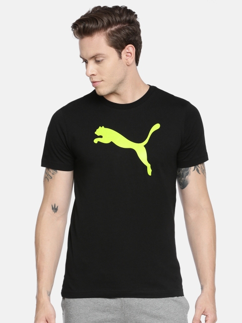 

Puma Men Black Printed Round Neck Graphic XV T-shirt