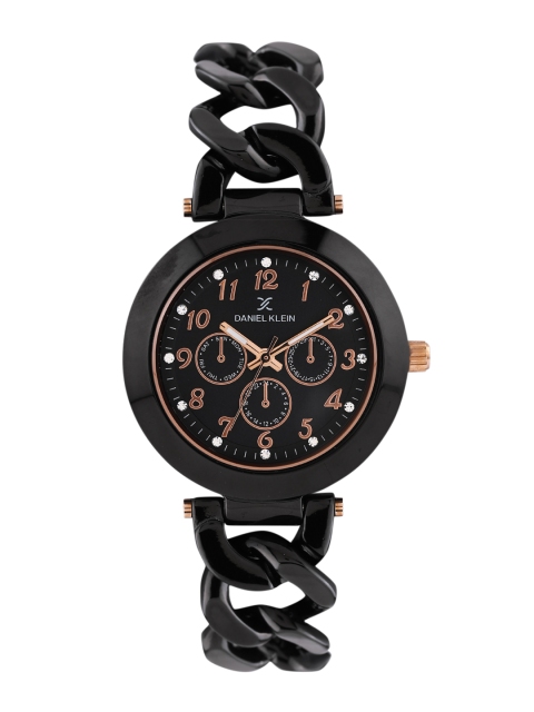 

Daniel Klein Trendy Women Black Dial Watch DK10674-3
