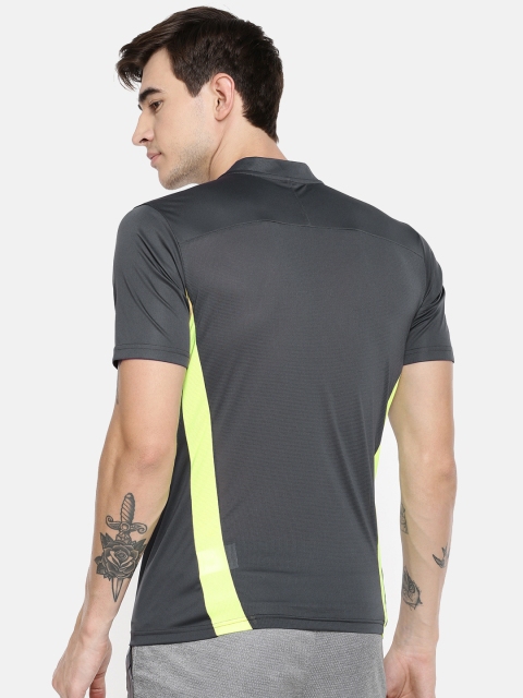 

Puma Men Charcoal Grey Solid ftblNXT Drycell Round Neck T-shirt