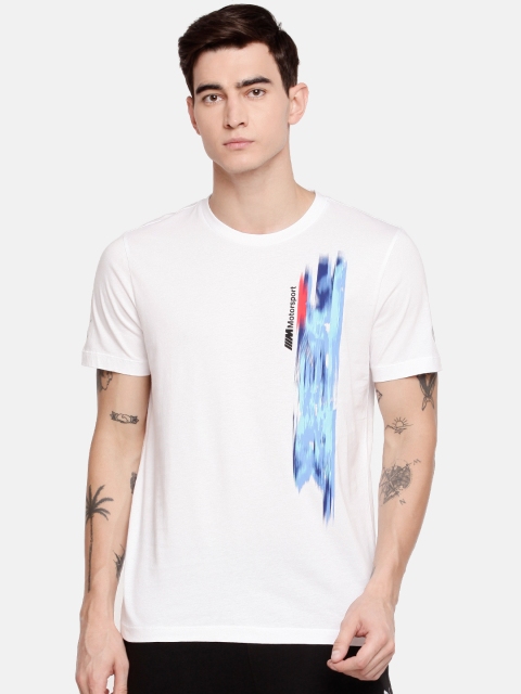 

PUMA Motorsport Men White Printed BMW MMS Round Neck T-shirt