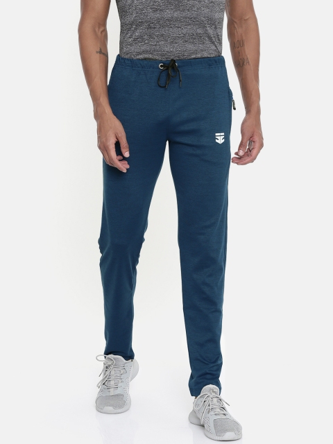 

Sports52 wear Teal Blue Solid Straight Fit Track Pants