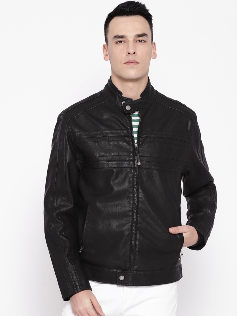 

Blackberrys Men Black Solid Tailored Jacket