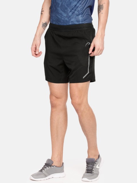 

Proline Active Men Black Solid Regular Fit Sports Shorts