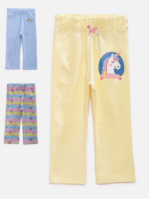 

TAMBOURINE Girls Assorted Pack of 3 Lounge Pants