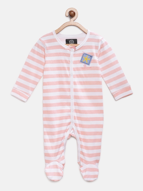 

Tambourine Boys White & Pink Striped Bodysuit