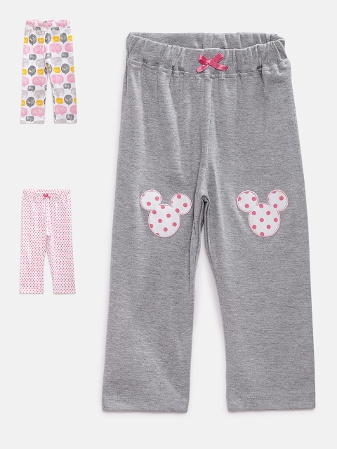 

TAMBOURINE Girls Disney Pack of 3 Assorted Ankle Length Leggings