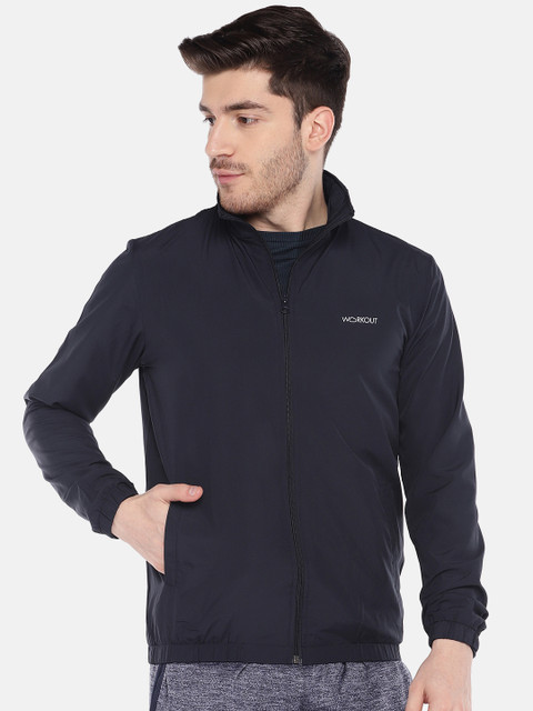 

Sweet Dreams Men Navy Blue Solid Jacket