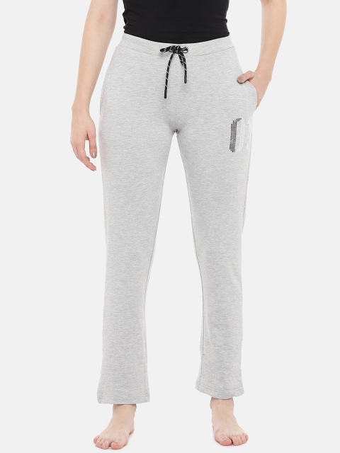 

Sweet Dreams Women Grey Melange Solid Lounge Pants