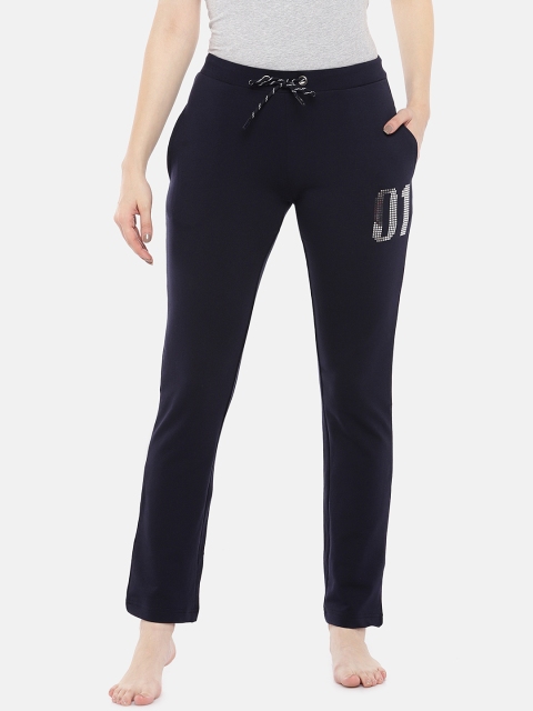 

Sweet Dreams Women Navy Blue Solid Lounge Pants