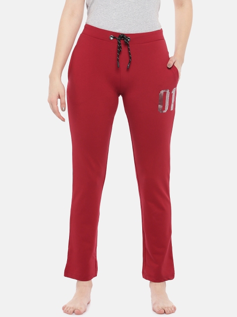 

Sweet Dreams Women Red Solid Lounge Pants