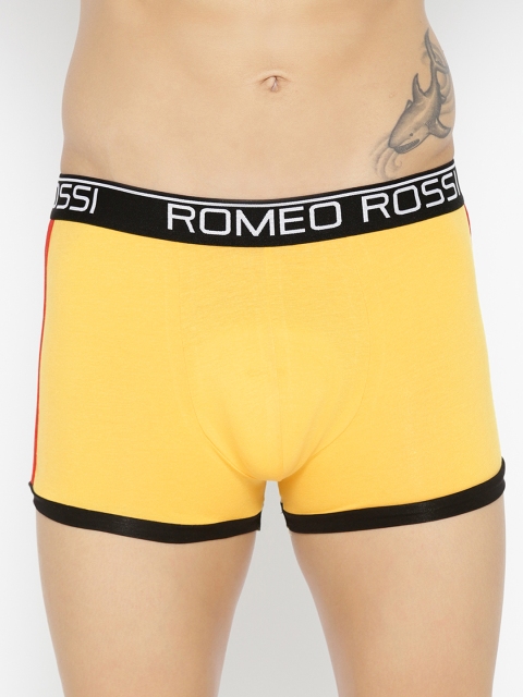 

ROMEO ROSSI Men Yellow Solid Trunk CLTSP-2005