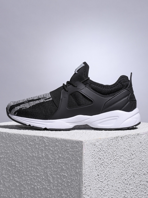 

HRX by Hrithik Roshan Men Black & Grey Woven Design Street Running Shoes