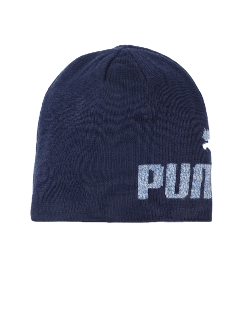 

Puma Unisex Navy Blue Brand Logo Beanie