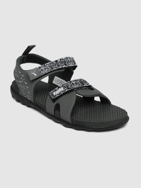 

Puma Men Olive Green Plaid IDP Sports Sandals
