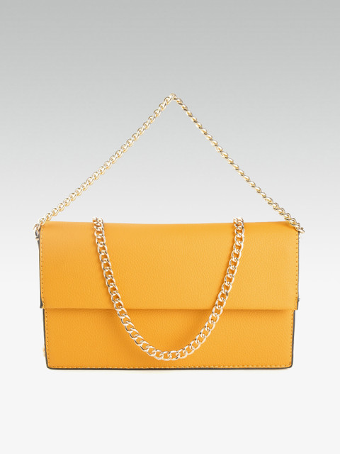 

DOROTHY PERKINS Mustard Yellow Solid Purse