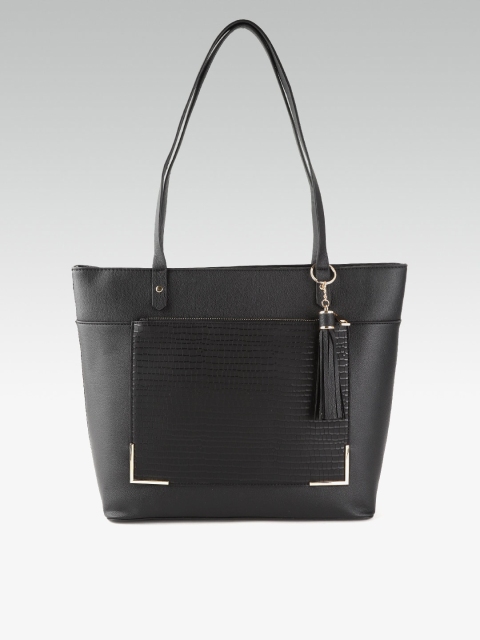 

DOROTHY PERKINS Black Textured Shoulder Bag